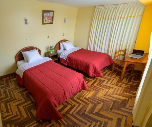 Gulta vai gultas numurā naktsmītnē Hostel Sol Andina Inn