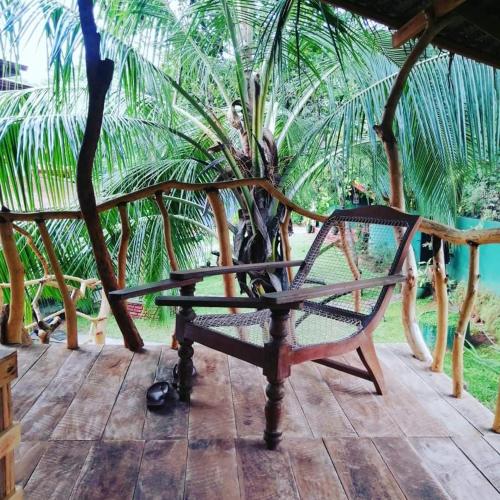 Un jardín fuera de VISU VILLA hotel