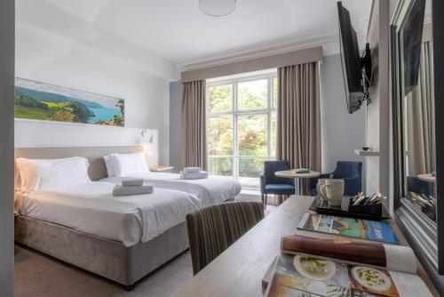 Katil atau katil-katil dalam bilik di The Valley of Rocks Hotel