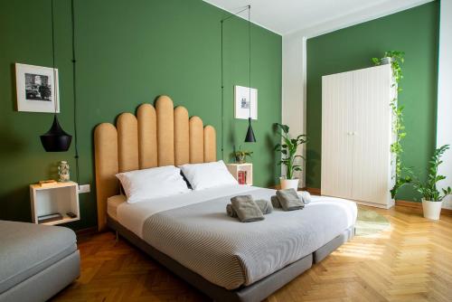 Letto o letti in una camera di Terzopiano