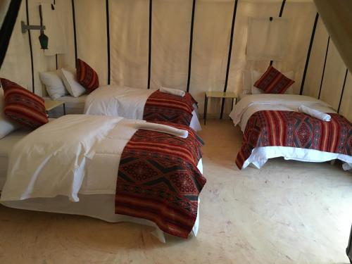 Cama o camas de una habitación en Sahara Camp