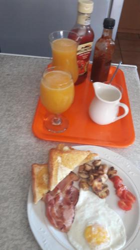Opciones de desayuno para los huéspedes de Paul & Mollie's Guest House