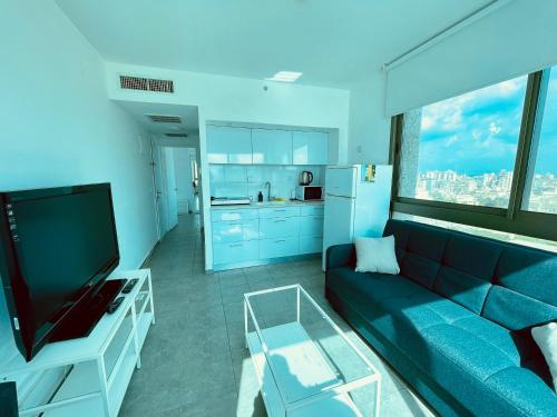 Kuchyň nebo kuchyňský kout v ubytování C Tower Apartments