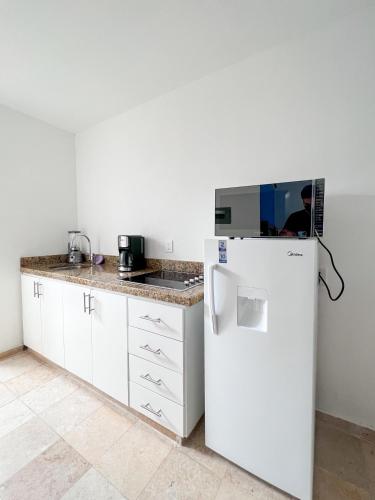 Küche/Küchenzeile in der Unterkunft Loft Sabalo - Pet Friendly