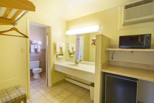 Kylpyhuone majoituspaikassa Glenwood Springs Cedar Lodge