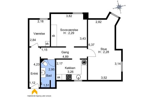 Κάτοψη του Ulfborg Sky Apartment