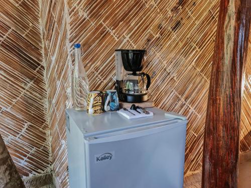 Dapur atau dapur kecil di EntreAguas Ecolodge