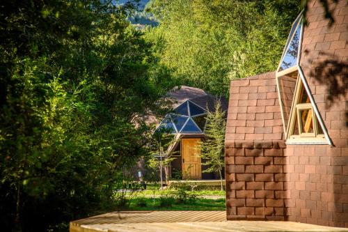 Jardín al aire libre en Refugios del Ranco