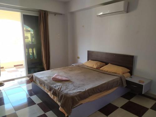 Ένα ή περισσότερα κρεβάτια σε δωμάτιο στο Hurghada 4 bed Villa