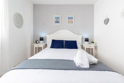 Posteľ alebo postele v izbe v ubytovaní Apartamento La Pampa