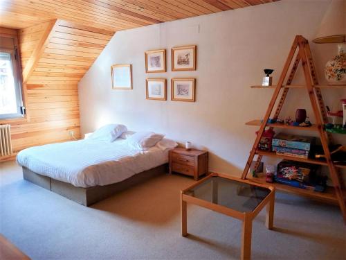 Postel nebo postele na pokoji v ubytování Apartamento ideal para familias en la Molina