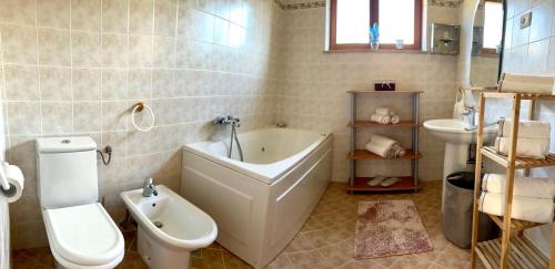 Koupelna v ubytování Casa Monte Calvo