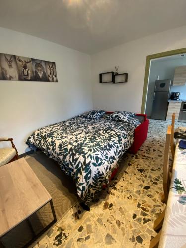 Postel nebo postele na pokoji v ubytování Le gîte de l’espérance