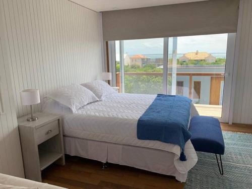 Postel nebo postele na pokoji v ubytování Loft en Jose Ignacio. Gran vista y ubicacion