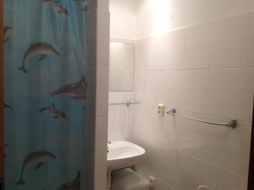 Bathroom sa Penzion Duna