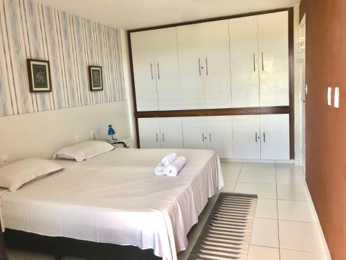 Voodi või voodid majutusasutuse Flat na Praia de Intermares toas