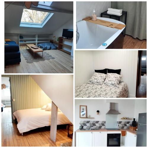 Cama o camas de una habitación en L'ile Des Prevots