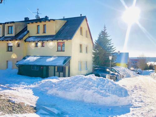 Apartmán U Tří smrků v zimě