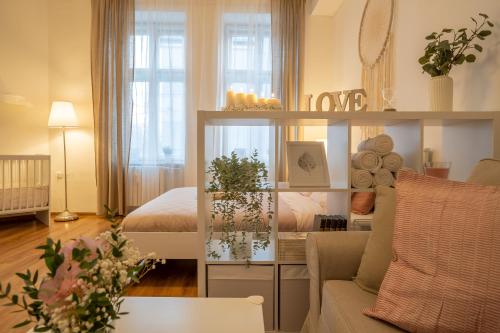 Posezení v ubytování FAMILY Apartment OSTRAVA