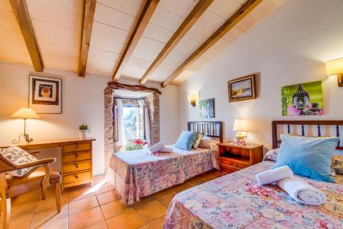 Postel nebo postele na pokoji v ubytování Ideal Property Mallorca - Can Maria