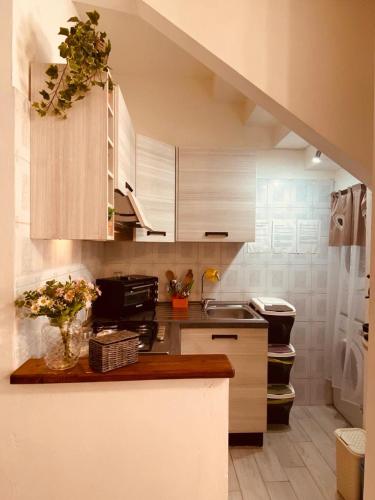 Kuchyň nebo kuchyňský kout v ubytování JP Central Home
