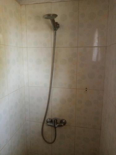 a shower with a shower head in a bathroom at Villa Na aldiana in Sali Nianiaral