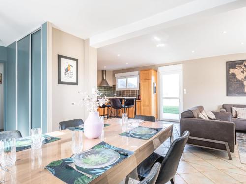 Et opholdsområde på Holiday Home Blue House by Interhome