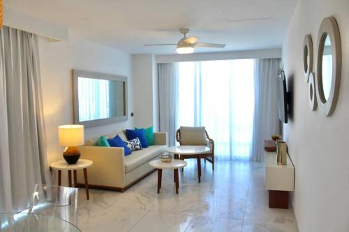 Posezení v ubytování Penthouse en exclusivo complejo Cana Rock