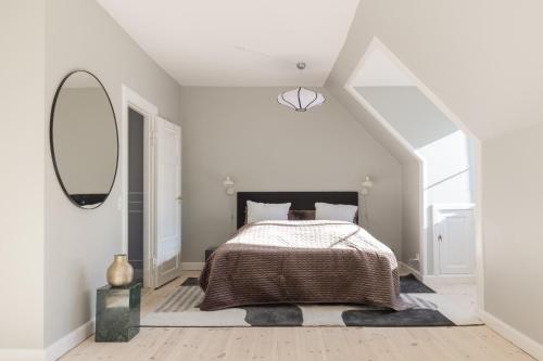Postel nebo postele na pokoji v ubytování Luxury Apartment w Privat Rooftop Terrace - CPH C