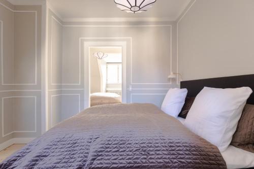 Postel nebo postele na pokoji v ubytování Luxury Apartment w Privat Rooftop Terrace - CPH C