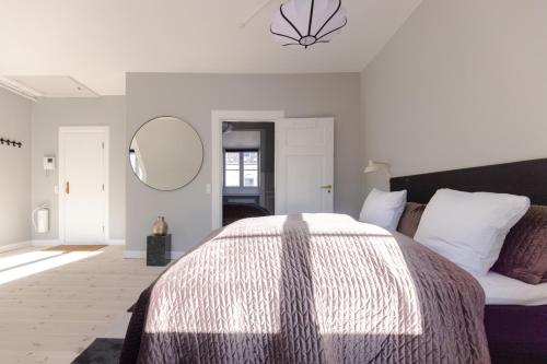 Postel nebo postele na pokoji v ubytování Luxury Apartment w Privat Rooftop Terrace - CPH C