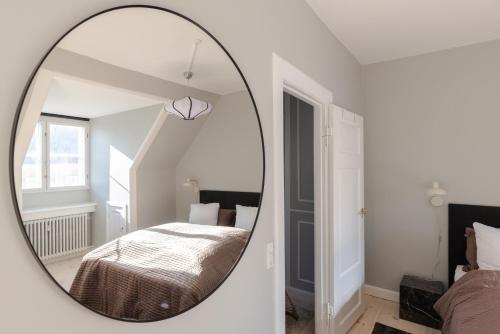 Postel nebo postele na pokoji v ubytování Luxury Apartment w Privat Rooftop Terrace - CPH C