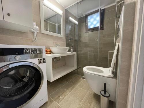 Akontio Apartment with Sea View tesisinde bir banyo
