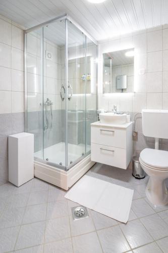 Et badeværelse på TI Central Apartment