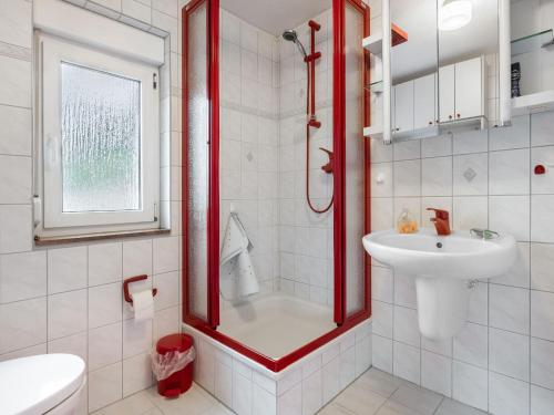 Bilik mandi di Tranquil Stay, Güntersberge
