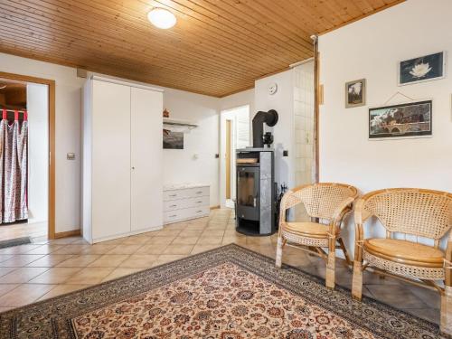 Dapur atau dapur kecil di Tranquil Stay, Güntersberge