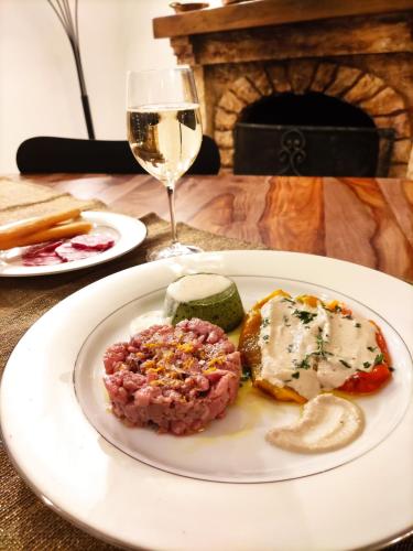 Comida en el bed and breakfast o alrededores