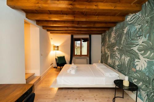 Кровать или кровати в номере Relais La Torre