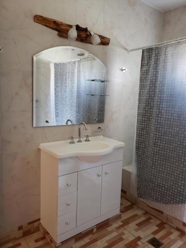 Ein Badezimmer in der Unterkunft Casa Piedra Blanca