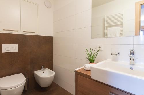 Koupelna v ubytování Appartements Kerschbaumer