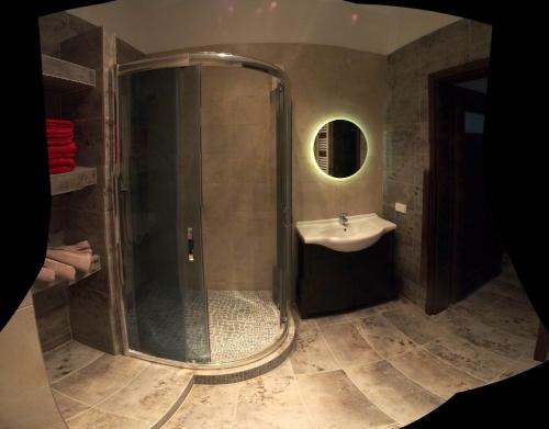 Et badeværelse på Apartament Orlowo
