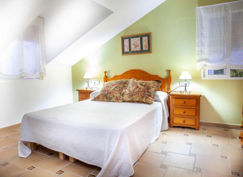 Ένα ή περισσότερα κρεβάτια σε δωμάτιο στο Hacienda El Romeral