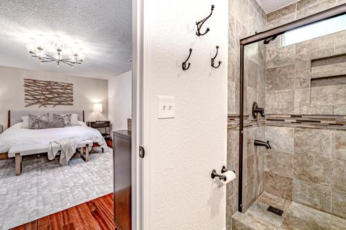 A bathroom at Hedge Rose House