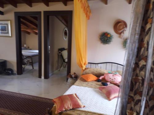 Ένα ή περισσότερα κρεβάτια σε δωμάτιο στο Villa panorama