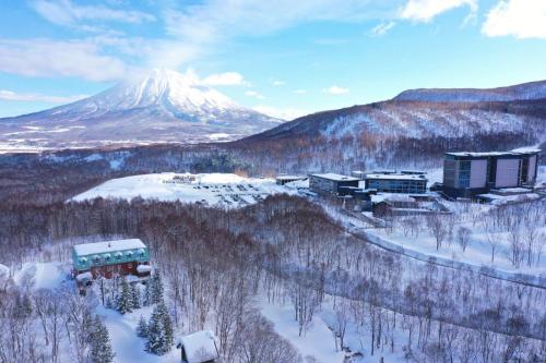 Obiekt Niseko Freedom Inn zimą