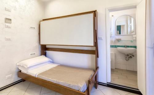 Koupelna v ubytování Hotel La Nidiola