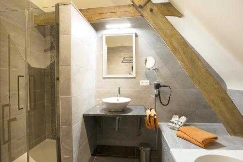 Koupelna v ubytování B&B 't Meesterhof
