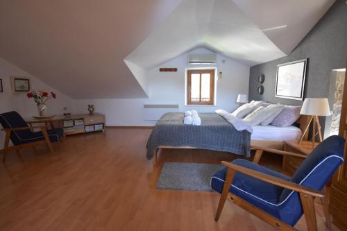 Postel nebo postele na pokoji v ubytování Apartments Villa Serventi