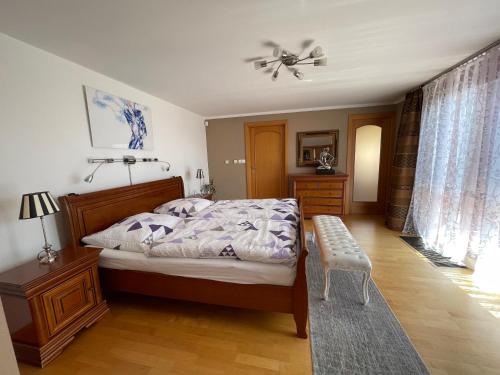 Cama o camas de una habitación en Vila Berlin