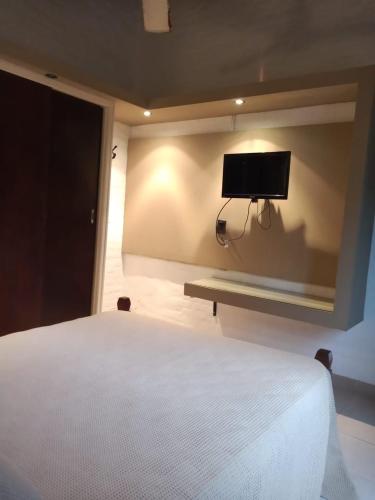 Cama o camas de una habitación en Complejo Casa Clara
